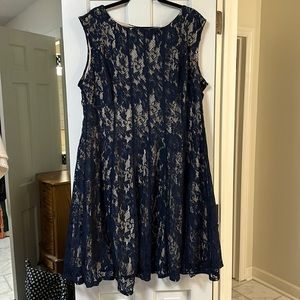 Size 20w Gabby Skye blue lace dress